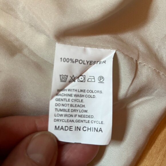 Blue and White Embroidered Vest Top Size L - Picture 9 of 10